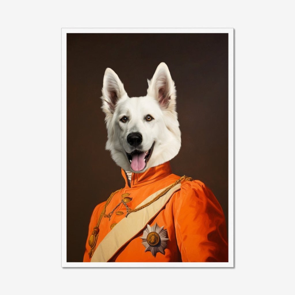 Heraldic: Custom Pet Portrait - Paw & Glory - Dog Portraits - Pet Portraits