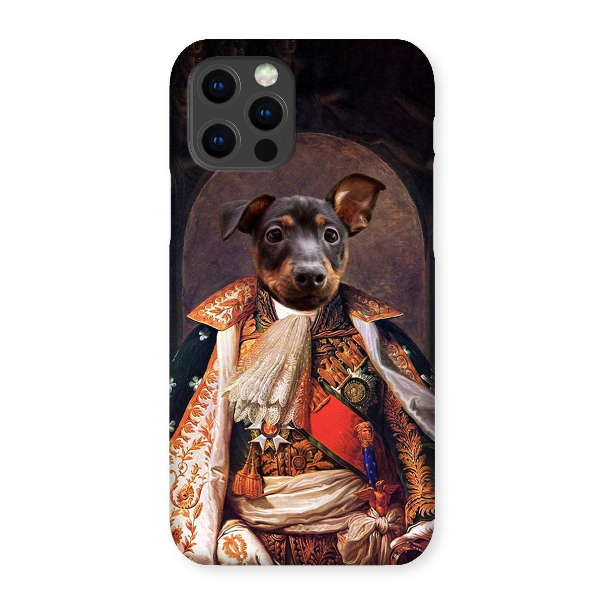 His Highness: Custom Pet Phone Case - Paw & Glory - Dog Portraits - Pet Portraits
