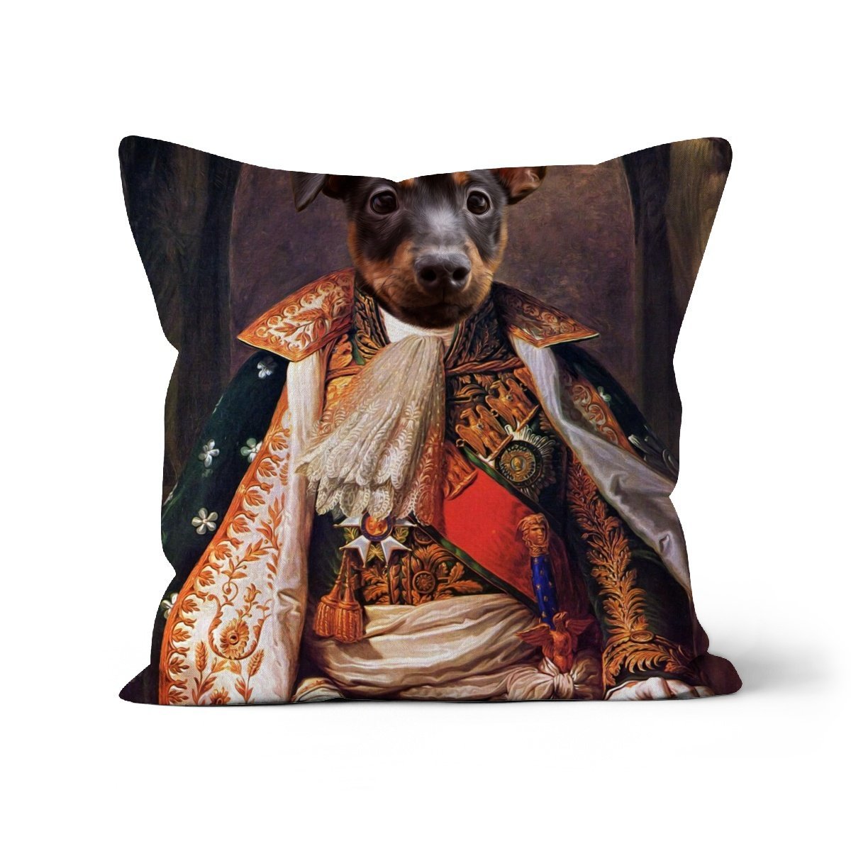Pet Portraits | His Highness: Custom Pet Pillow | Paw & Glory