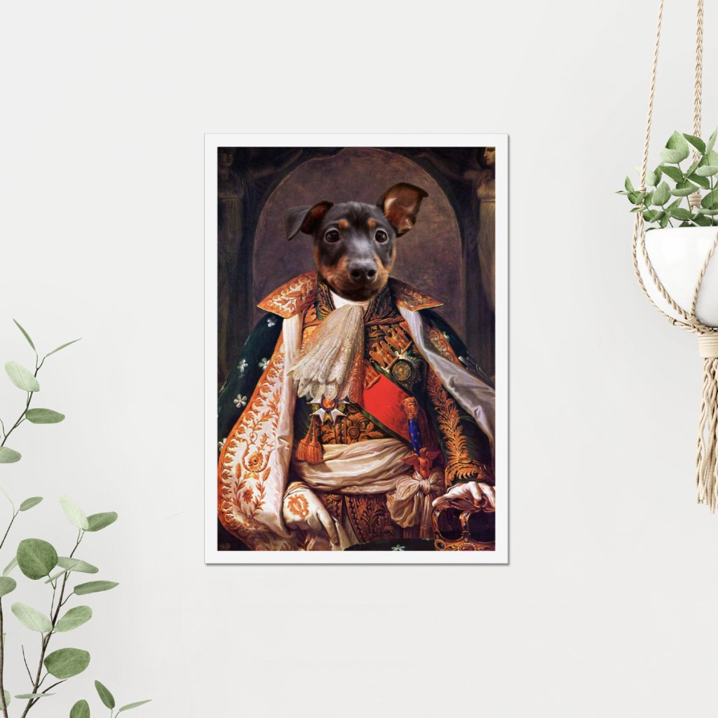 Pet Portraits | His Highness: Custom Pet Poster | Paw & Glory