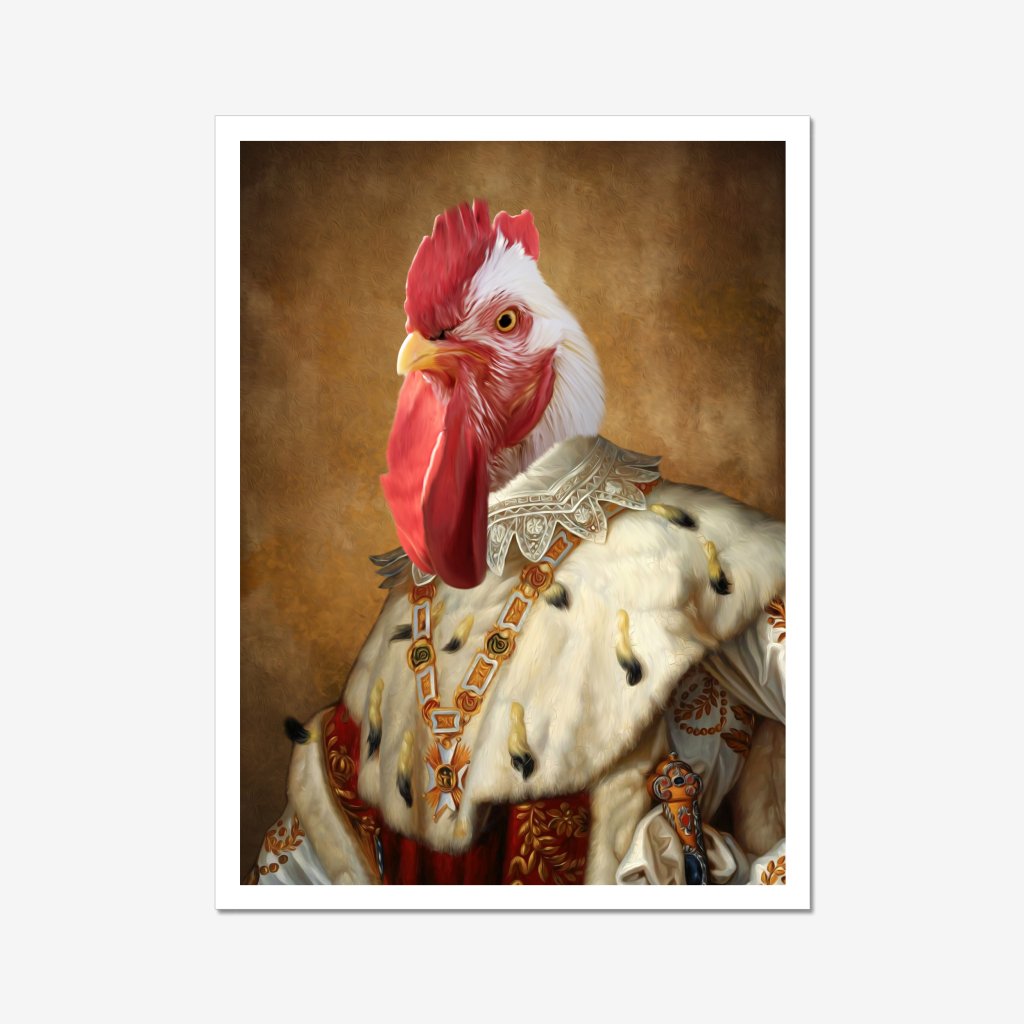 Pet Portraits | His Majesty: Animal Art Poster | Paw & Glory