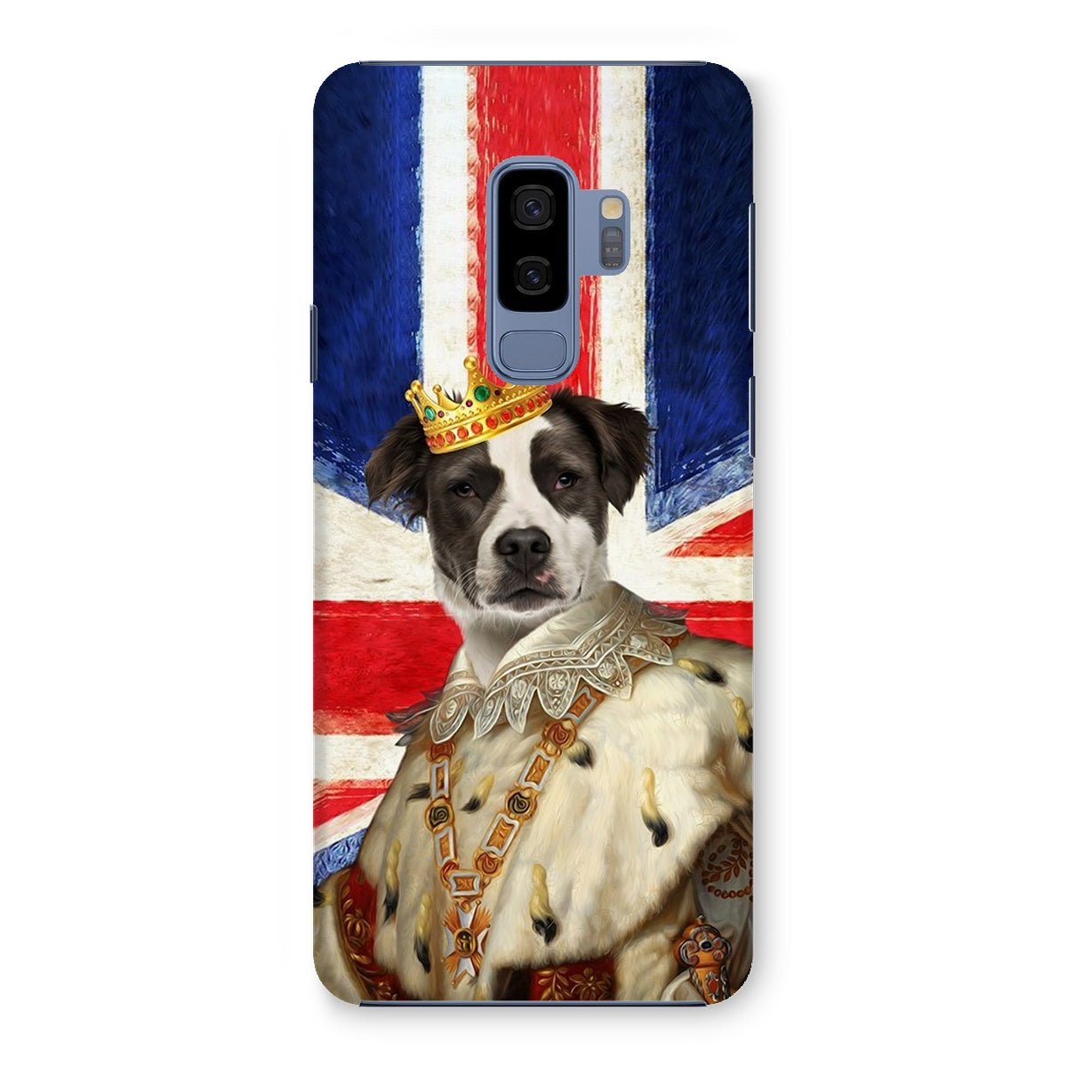 Pet Portraits | His Majesty British Flag: Custom Pet Phone Case | Paw & Glory
