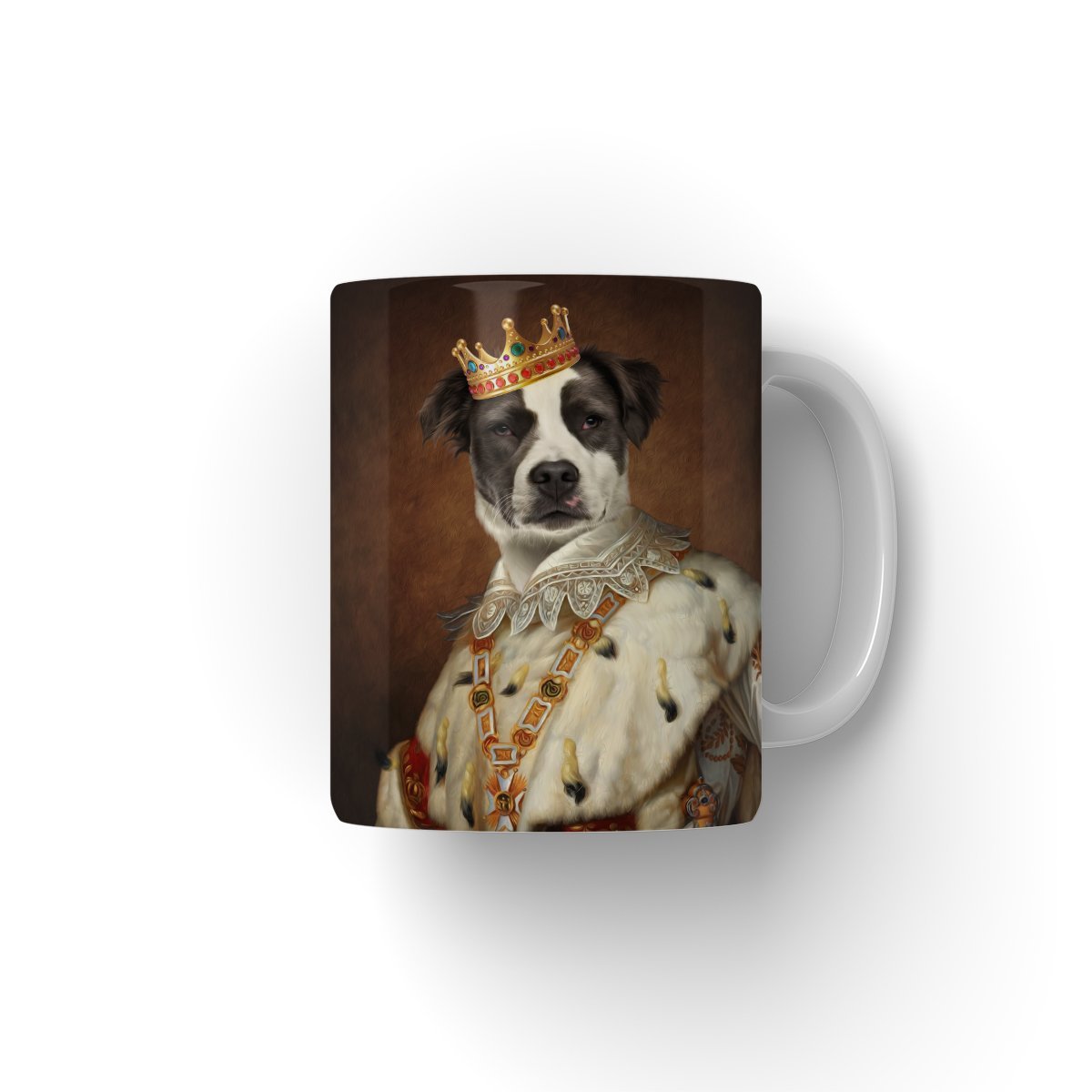 Pet Portraits | His Majesty: Custom Pet Coffee Mug | Paw & Glory