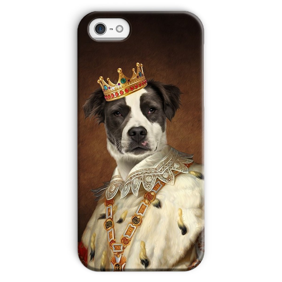 Pet Portraits | His Majesty: Custom Pet Phone Case | Paw & Glory