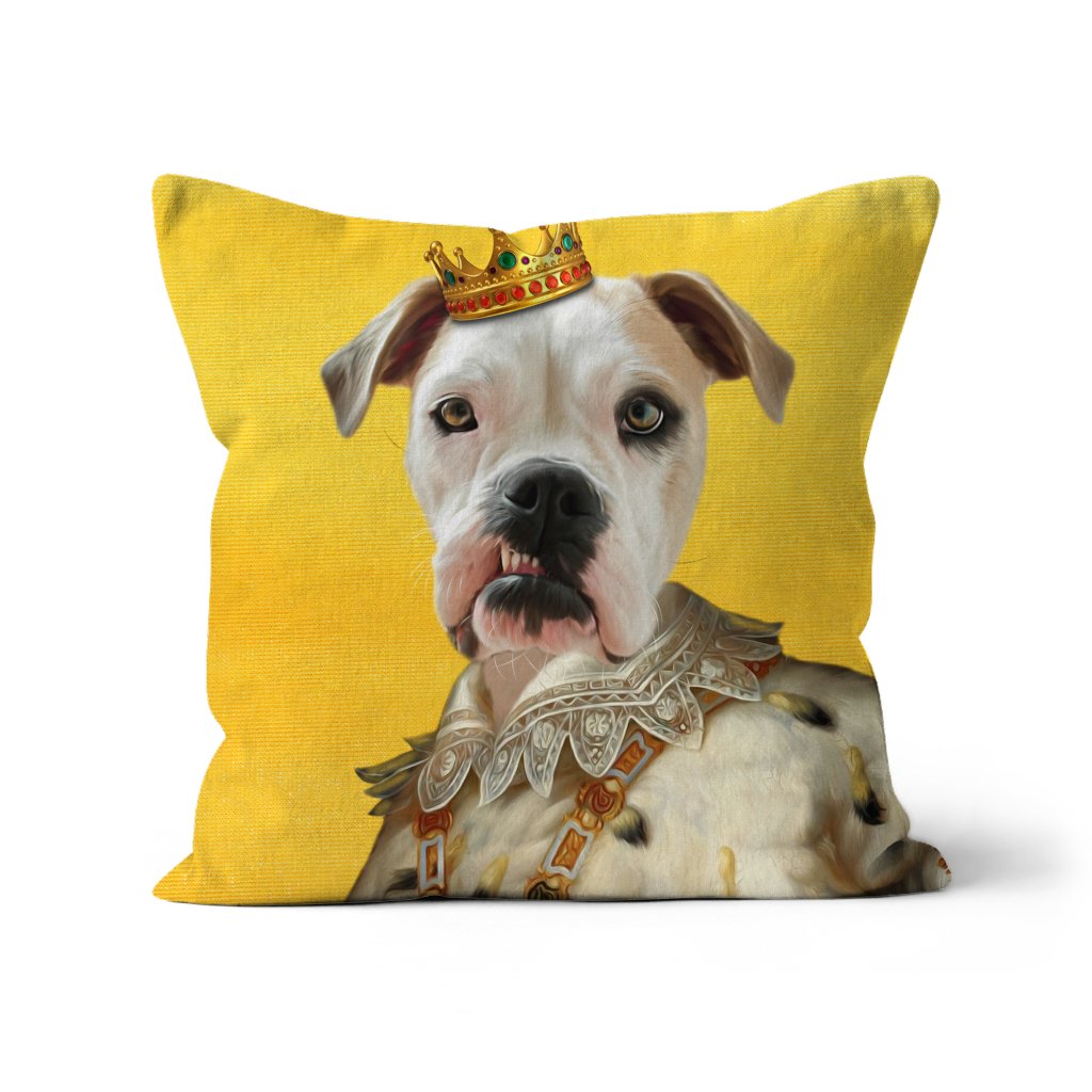 Pet Portraits | His Majesty: Custom Pet Pillow | Paw & Glory