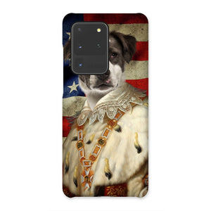 His Majesty USA Flag: Custom Pet Phone Case - Paw & Glory - Dog Portraits - Pet Portraits