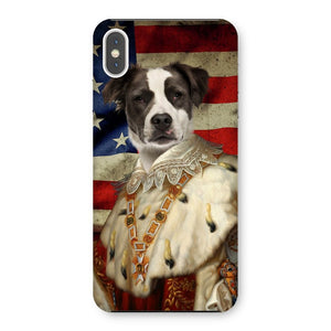 His Majesty USA Flag: Custom Pet Phone Case - Paw & Glory - Dog Portraits - Pet Portraits