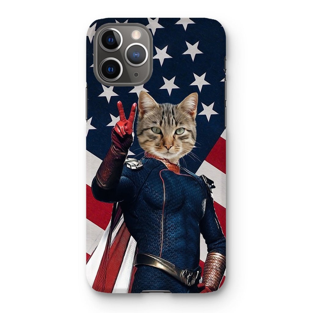Pet Portraits | Homelander (The Boys Inspired): Custom Pet Phone Case | Paw & Glory