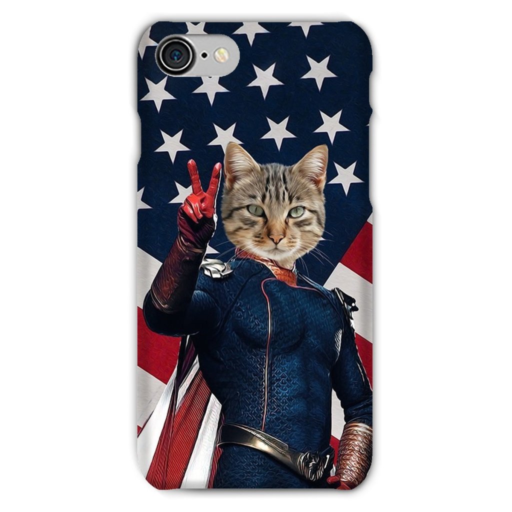 Pet Portraits | Homelander (The Boys Inspired): Custom Pet Phone Case | Paw & Glory