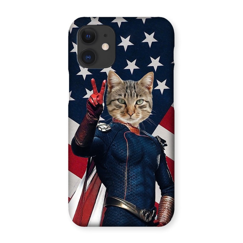 Pet Portraits | Homelander (The Boys Inspired): Custom Pet Phone Case | Paw & Glory