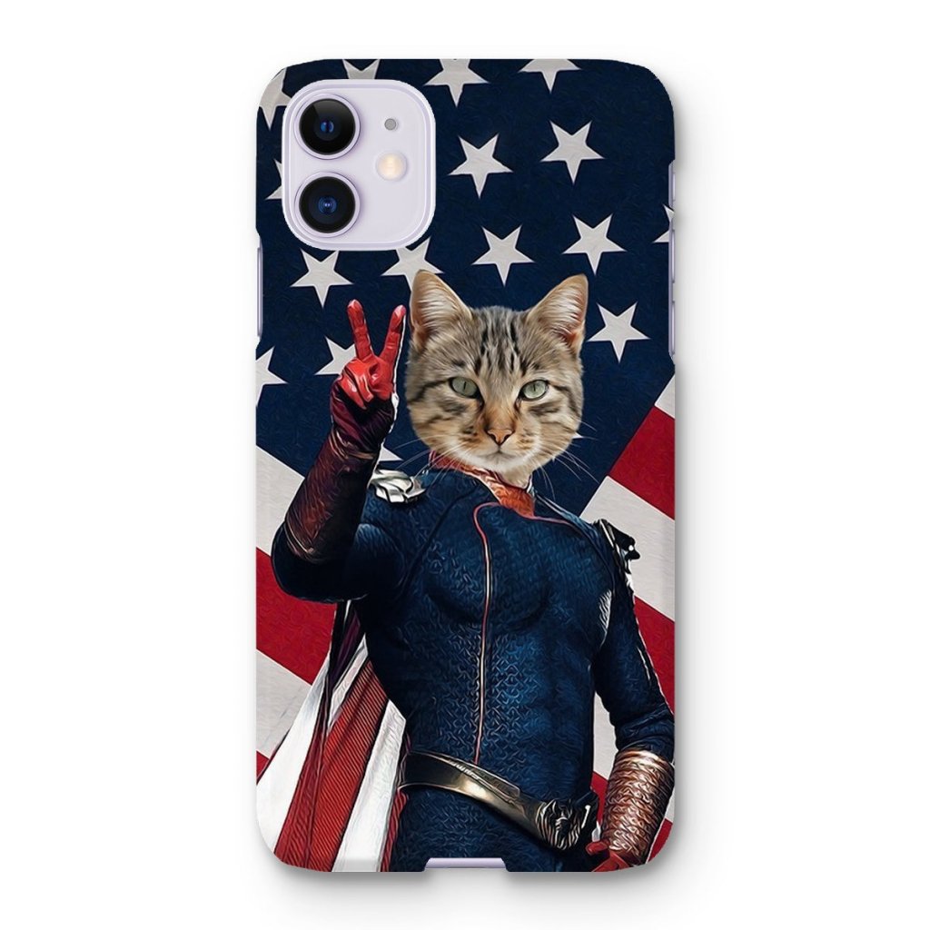 Pet Portraits | Homelander (The Boys Inspired): Custom Pet Phone Case | Paw & Glory