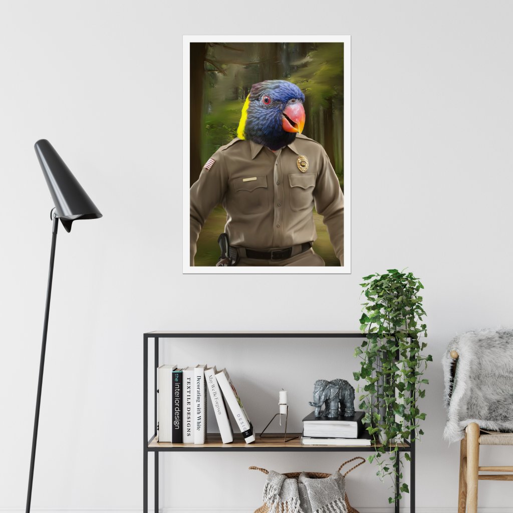 Pet Portraits | Hopper (Stranger Things Inspired): Animal Art Poster | Paw & Glory