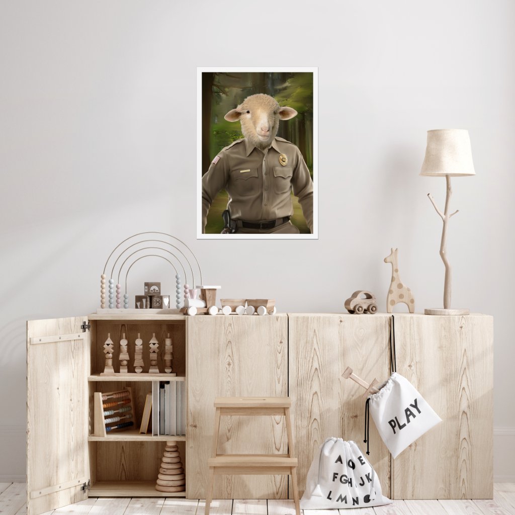 Pet Portraits | Hopper (Stranger Things Inspired): Animal Art Poster | Paw & Glory
