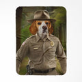 Hopper (Stranger Things Inspired): Custom Pet Blanket
