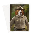 Hopper (Stranger Things Inspired): Custom Pet Greeting Card