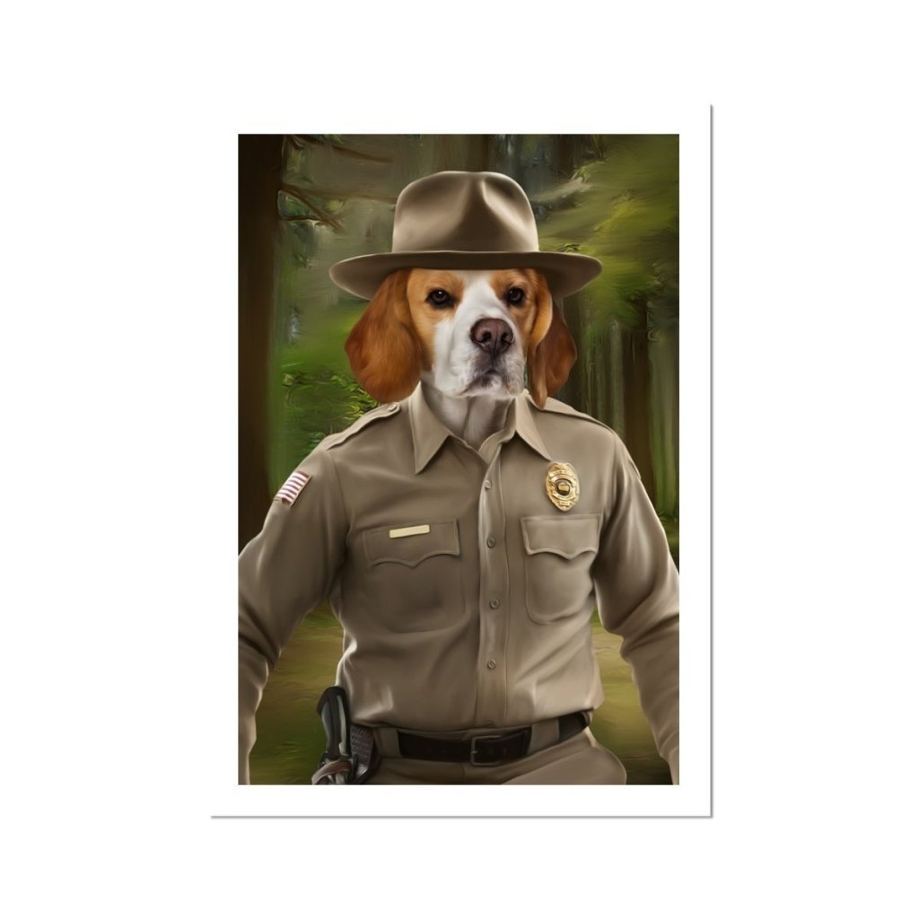 Pet Portraits | Hopper (Stranger Things Inspired): Custom Pet Portrait | Paw & Glory