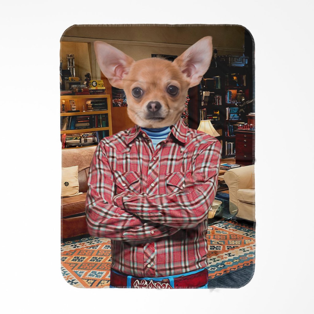 Pet Portraits | Howard Wolowitz (Big Bang Theory): Custom Pet Blanket | Paw & Glory