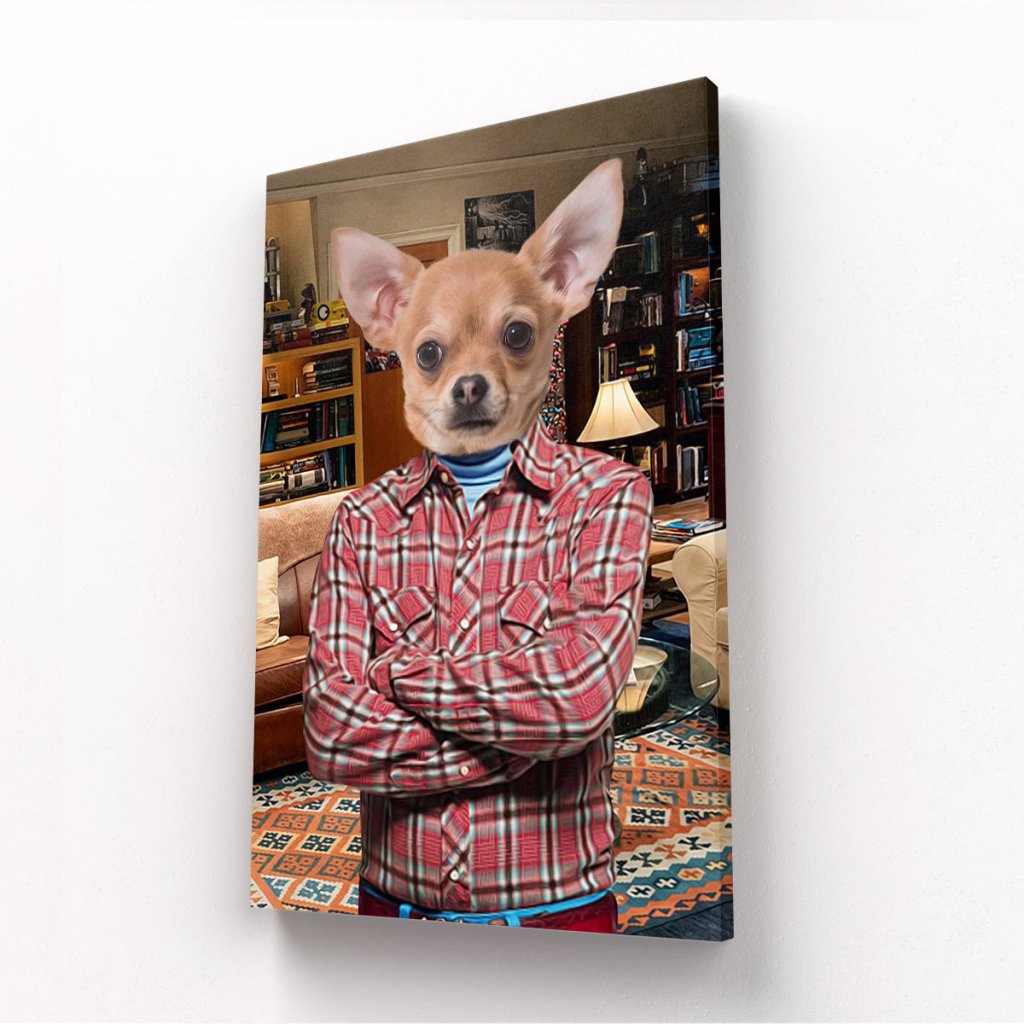 Pet Portraits | Howard Wolowitz (Big Bang Theory): Custom Pet Canvas | Paw & Glory