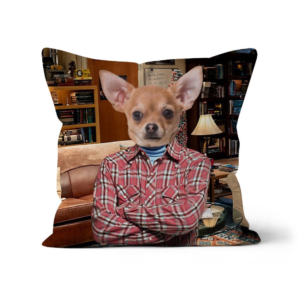 Howard Wolowitz (Big Bang Theory): Custom Pet Pillow - Paw & Glory - Dog Portraits - Pet Portraits