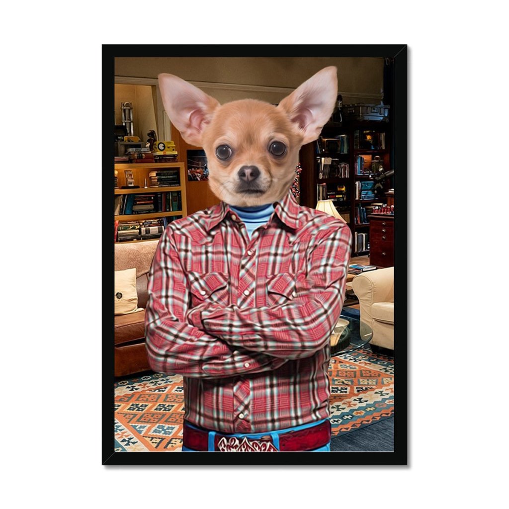 Pet Portraits | Howard Wolowitz (Big Bang theory): Custom Pet Portrait | Paw & Glory
