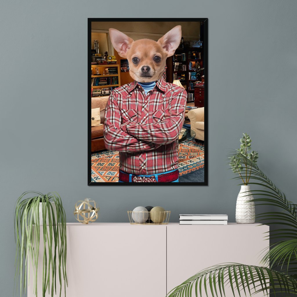 Pet Portraits | Howard Wolowitz (Big Bang theory): Custom Pet Portrait | Paw & Glory