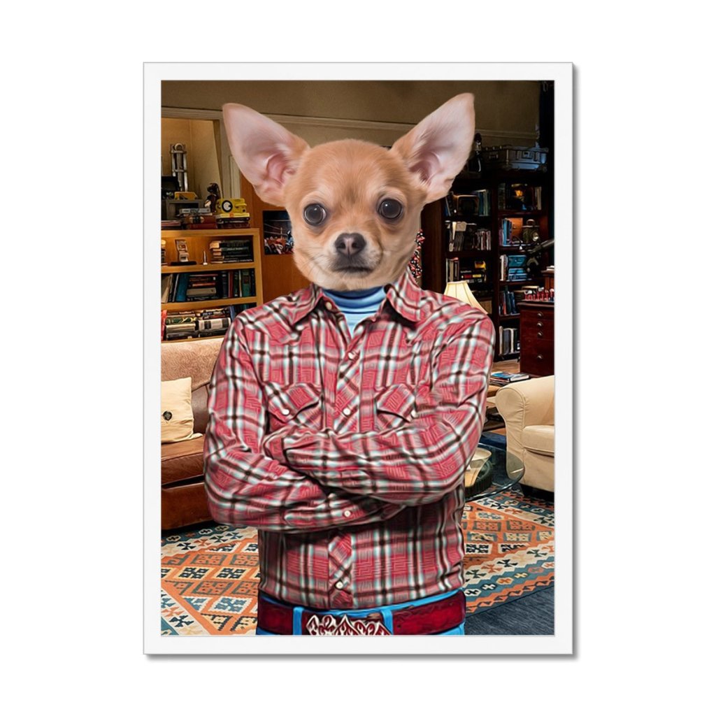 Pet Portraits | Howard Wolowitz (Big Bang theory): Custom Pet Portrait | Paw & Glory