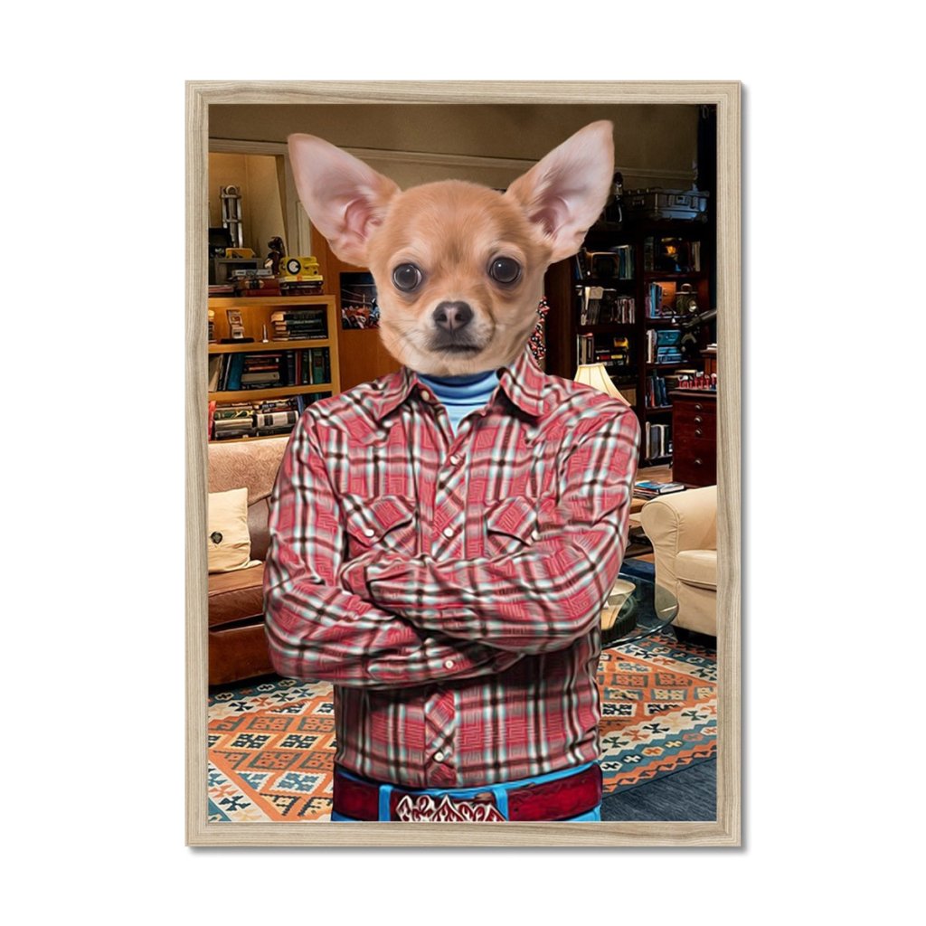 Pet Portraits | Howard Wolowitz (Big Bang theory): Custom Pet Portrait | Paw & Glory