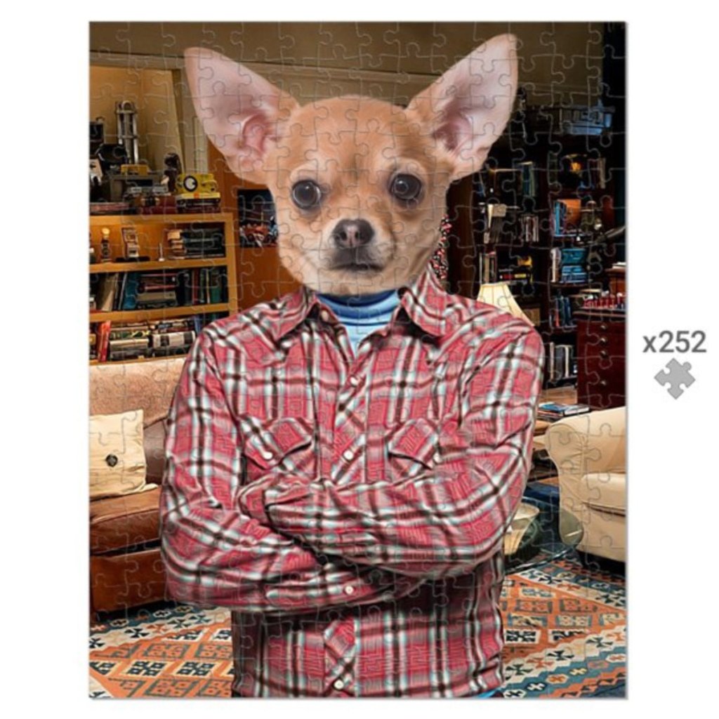 Pet Portraits | Howard Wolowitz (Big Bang Theory): Custom Pet Puzzle | Paw & Glory