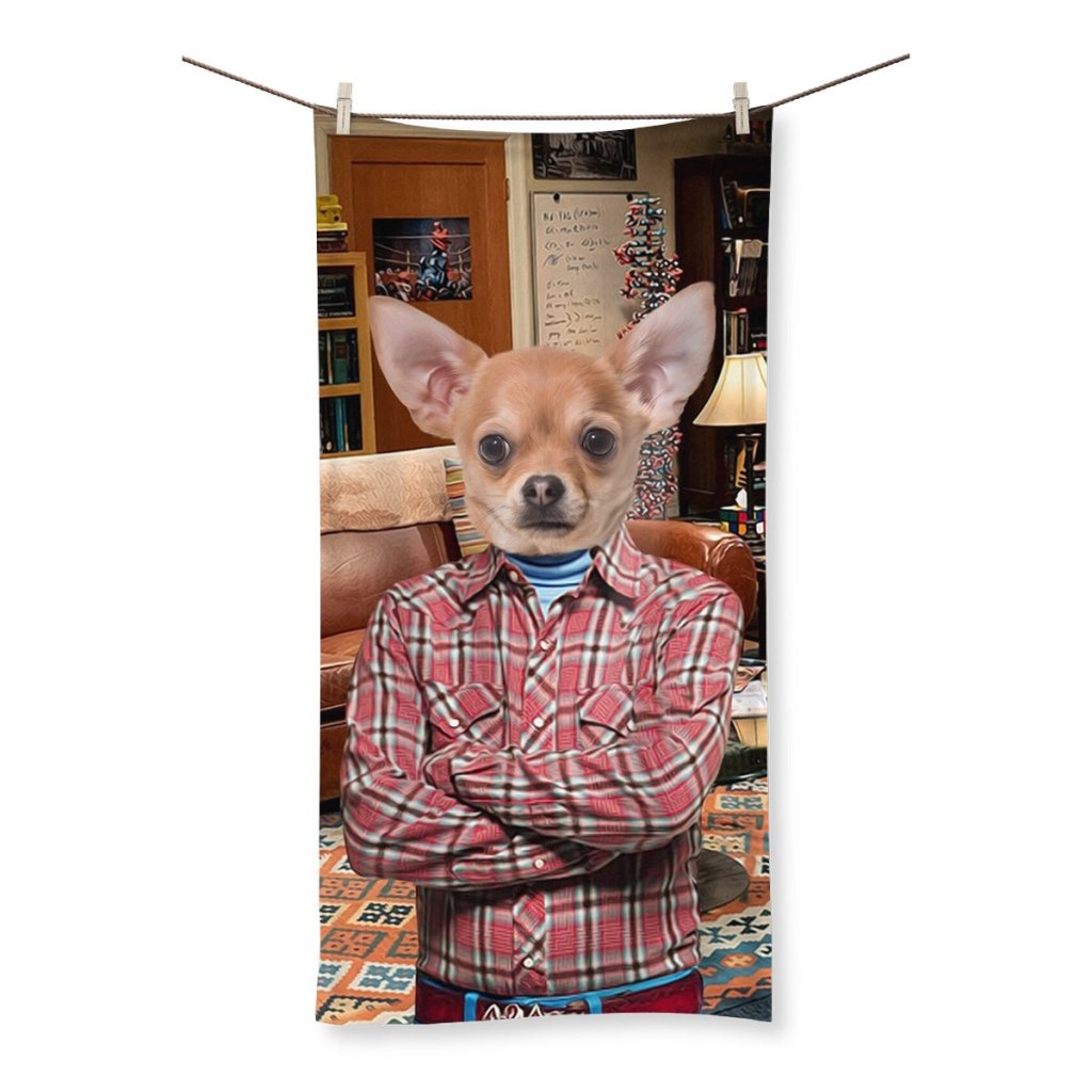 Pet Portraits | Howard Wolowitz (Big Bang Theory): Custom Pet Towel | Paw & Glory