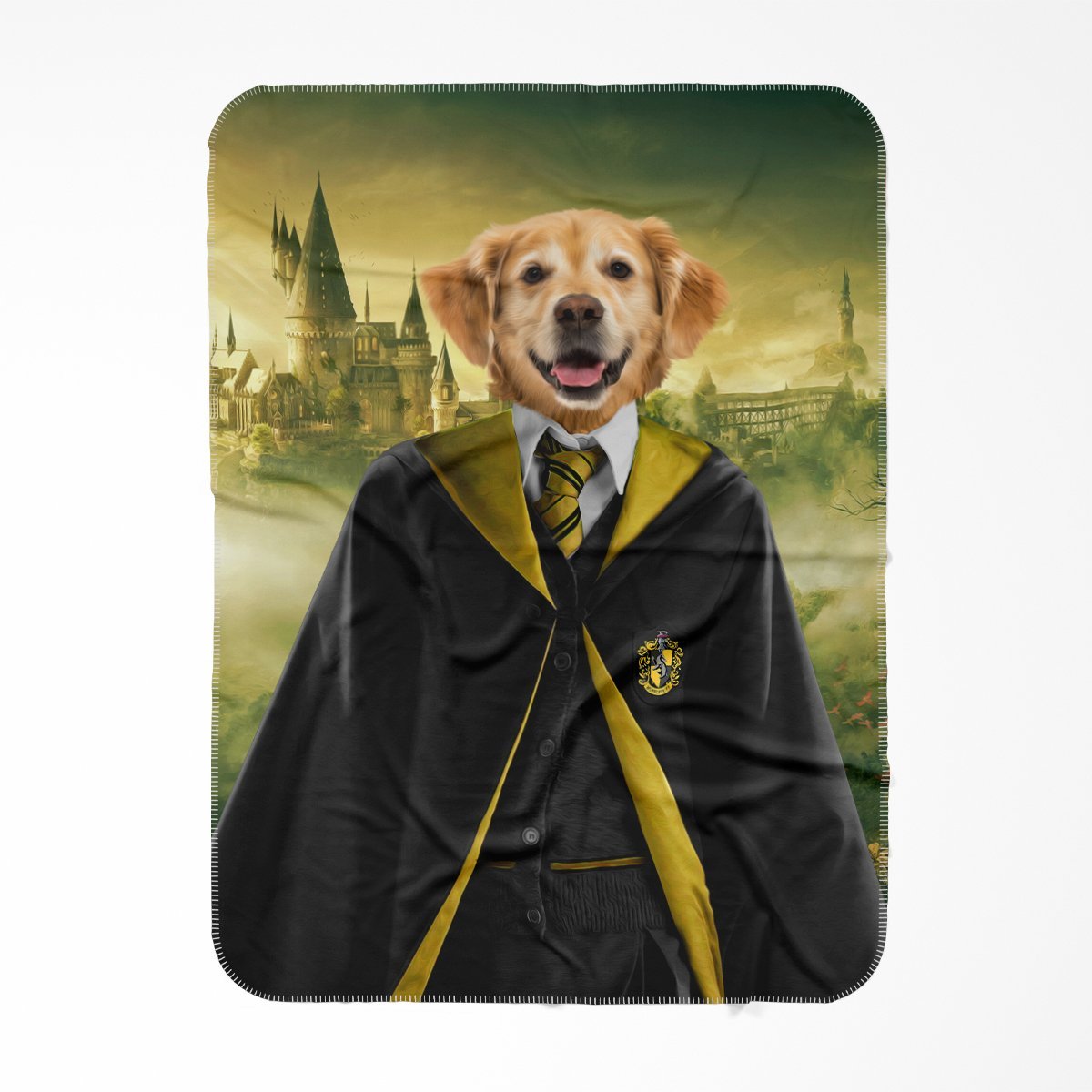 Loyal House Wizard Custom Pet Blanket | Personalized Pet Gift | Paw & Glory