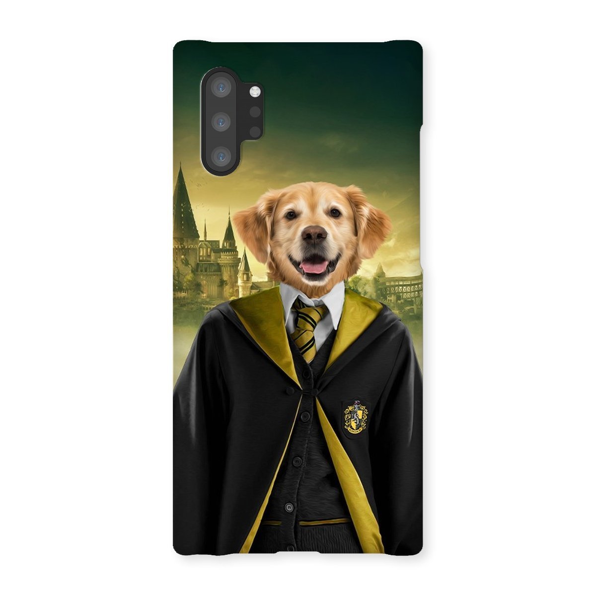 Pet Portraits | Hufflepuff (Harry Potter Inspired): Custom Pet Phone Case | Paw & Glory