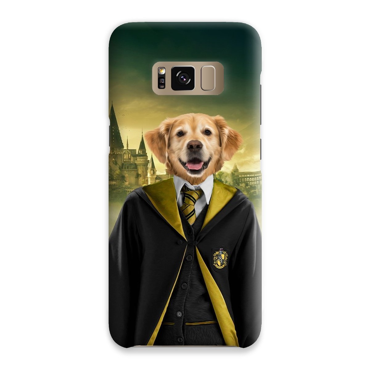 Pet Portraits | Hufflepuff (Harry Potter Inspired): Custom Pet Phone Case | Paw & Glory