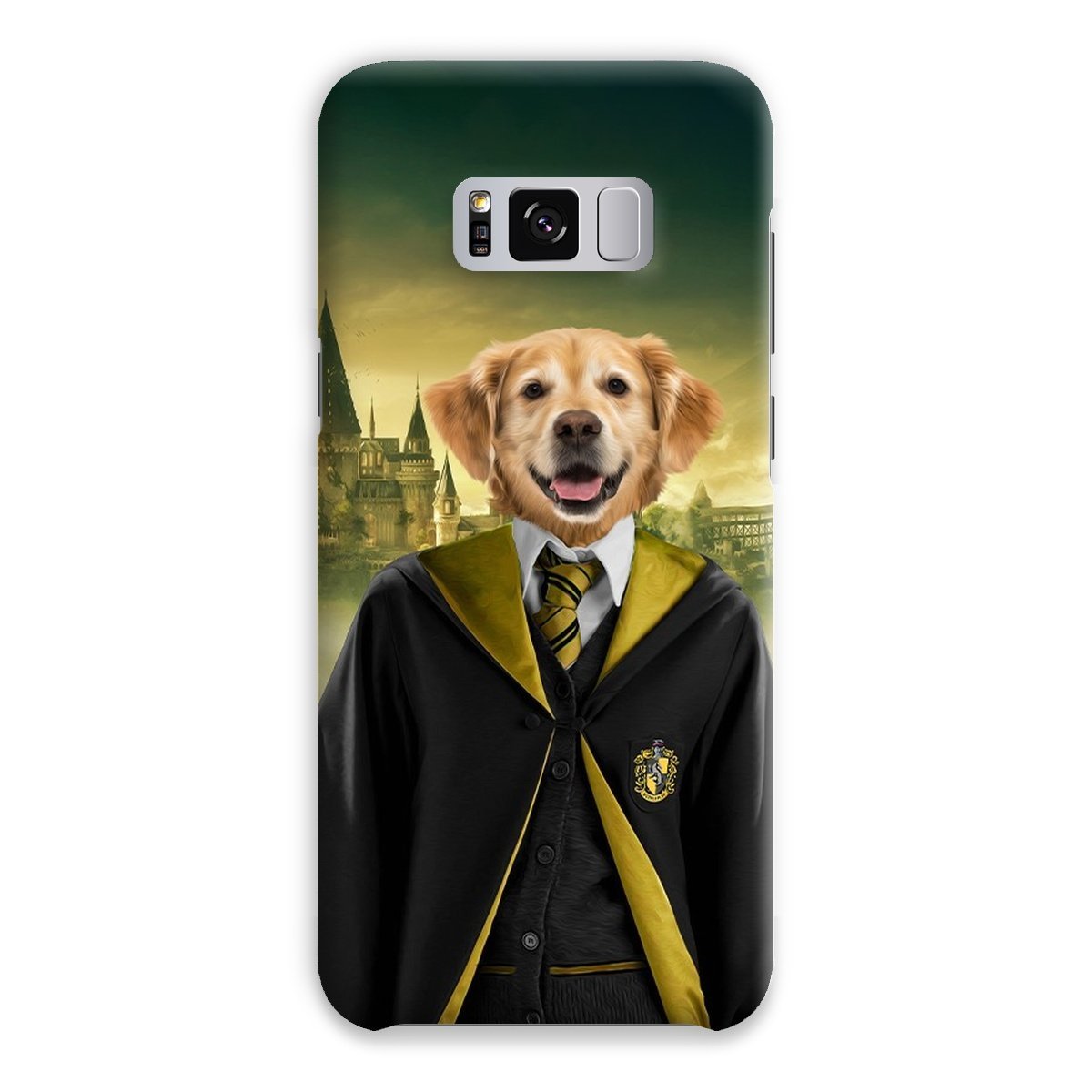 Pet Portraits | Hufflepuff (Harry Potter Inspired): Custom Pet Phone Case | Paw & Glory