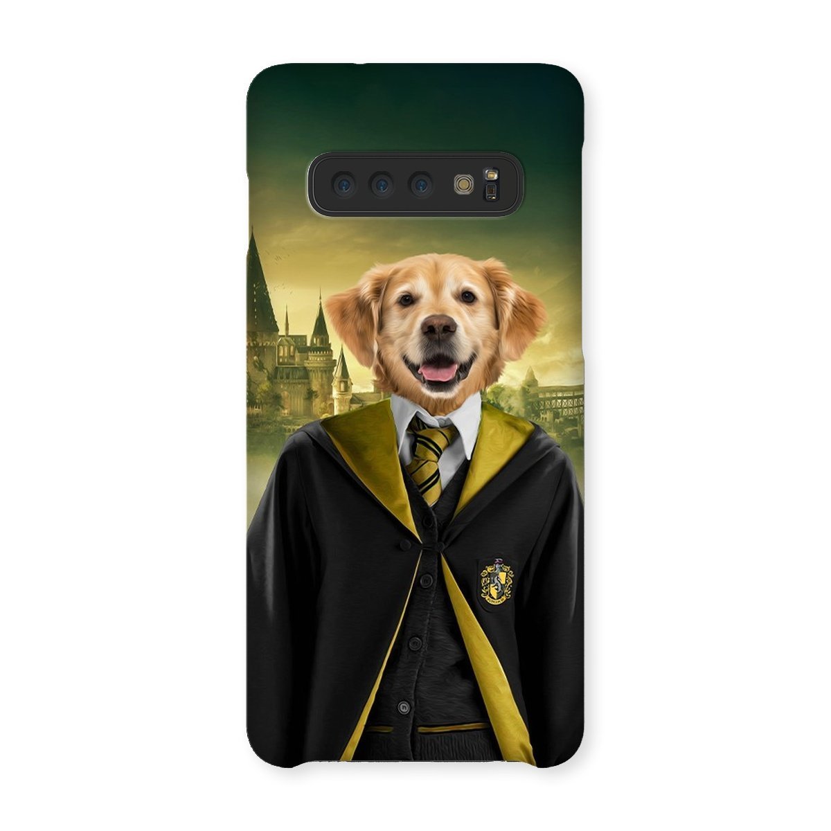 Pet Portraits | Hufflepuff (Harry Potter Inspired): Custom Pet Phone Case | Paw & Glory
