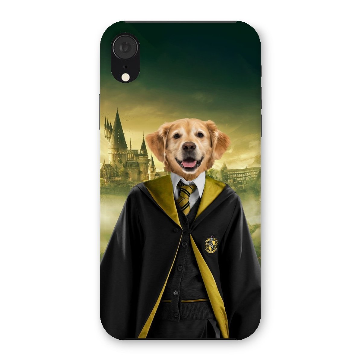 Pet Portraits | Hufflepuff (Harry Potter Inspired): Custom Pet Phone Case | Paw & Glory