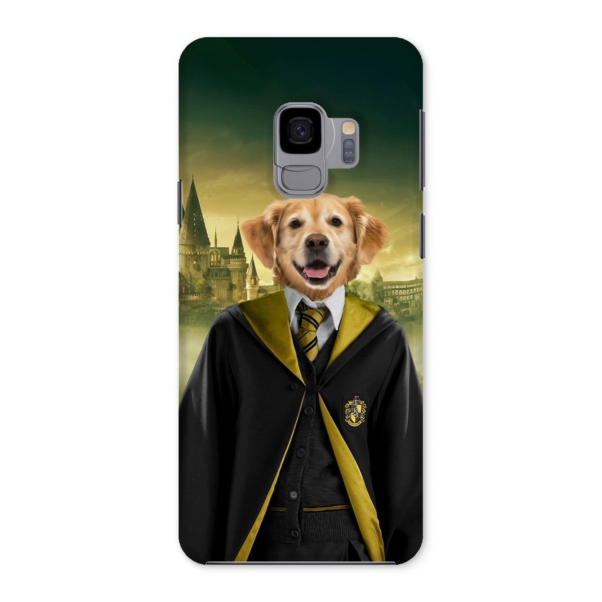 Pet Portraits | Hufflepuff (Harry Potter Inspired): Custom Pet Phone Case | Paw & Glory