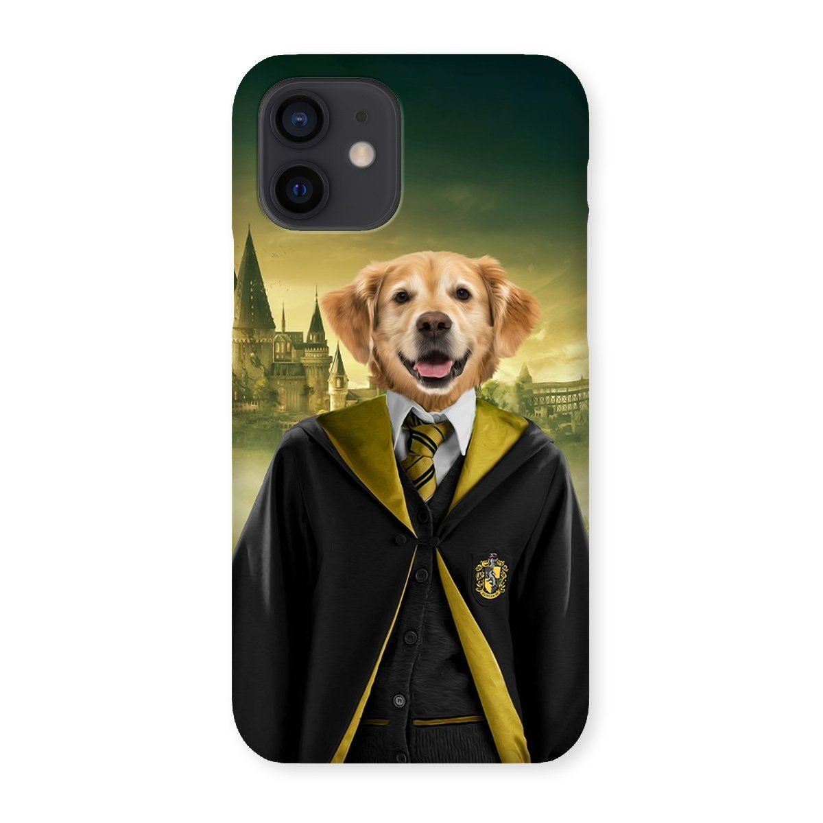 Pet Portraits | Hufflepuff (Harry Potter Inspired): Custom Pet Phone Case | Paw & Glory