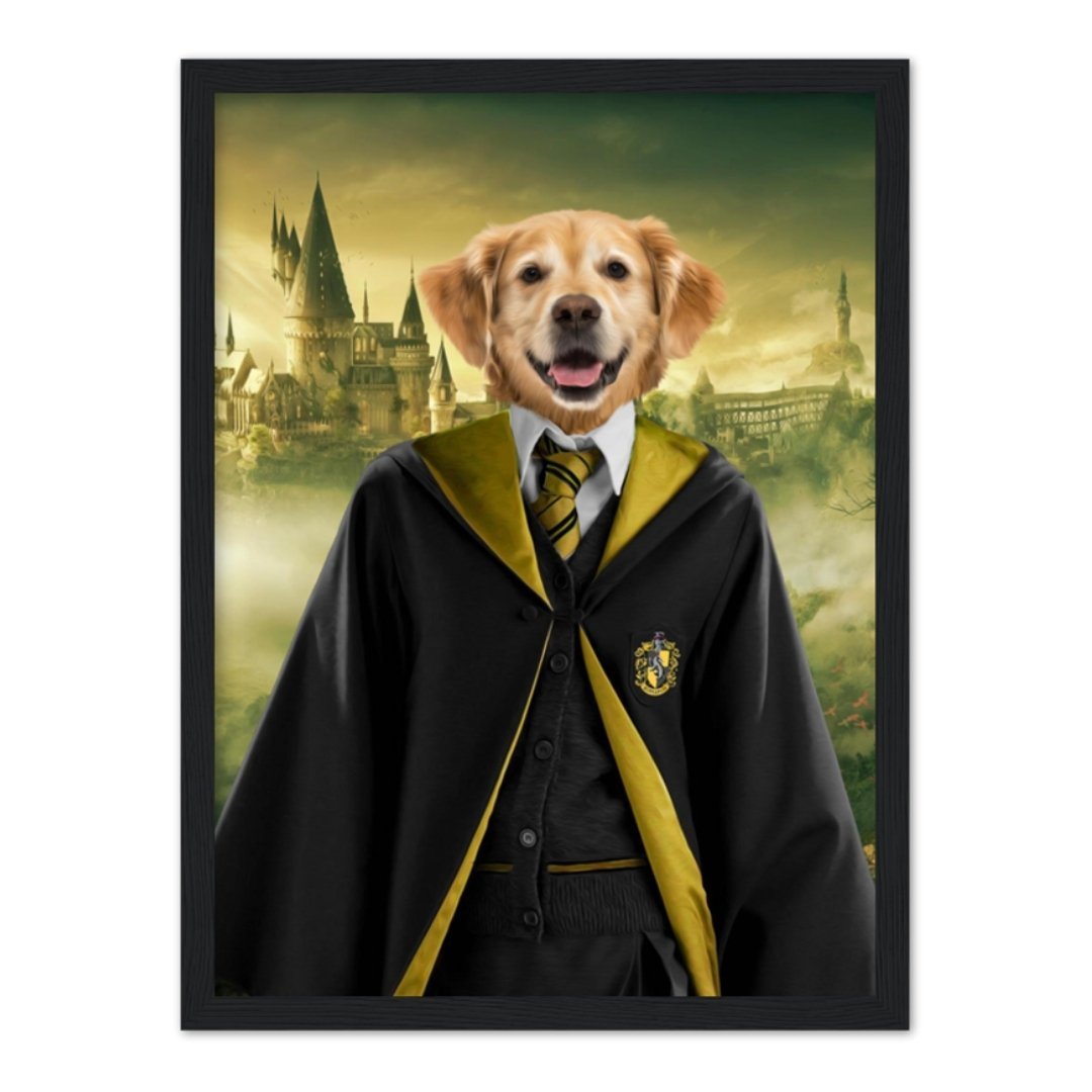 Loyal House Wizard Custom Pet Portrait | Paw & Glory