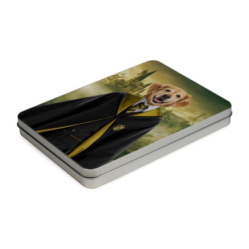 Pet Portraits | Hufflepuff (Harry Potter Inspired): Custom Pet Puzzle | Paw & Glory