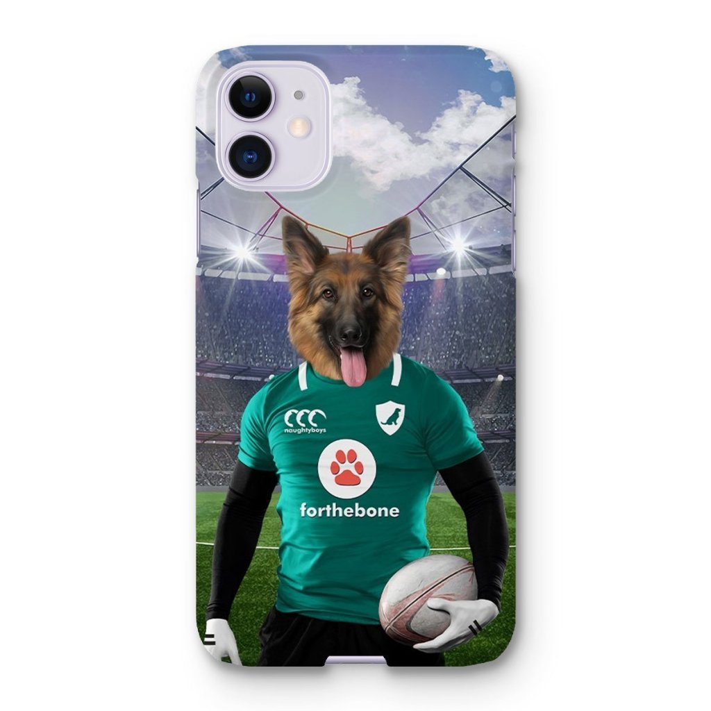 Pet Portraits | Ireland Rugby Team: Custom Pet Phone Case | Paw & Glory