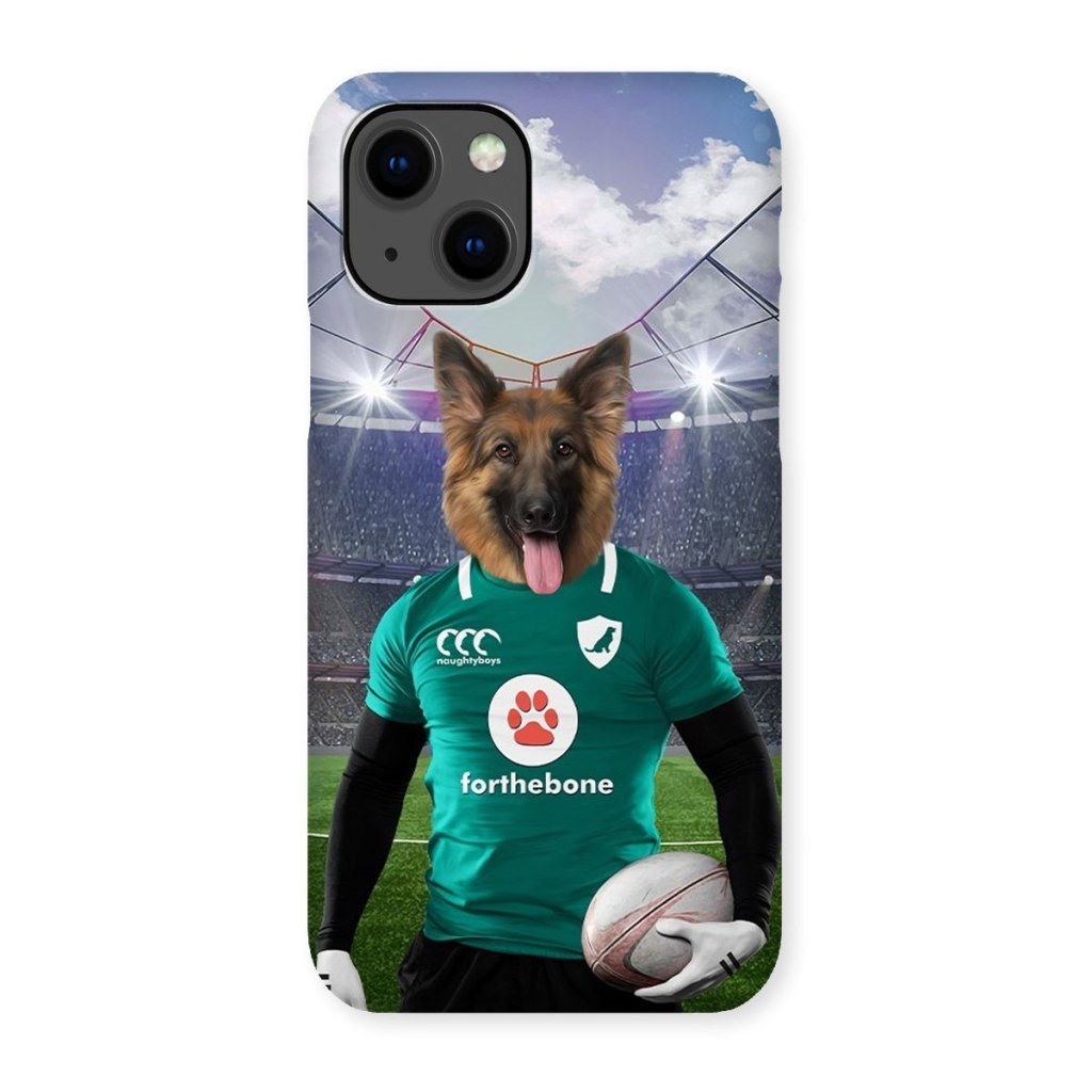 Ireland Rugby Team: Custom Pet Phone Case - Paw & Glory - Dog Portraits - Pet Portraits
