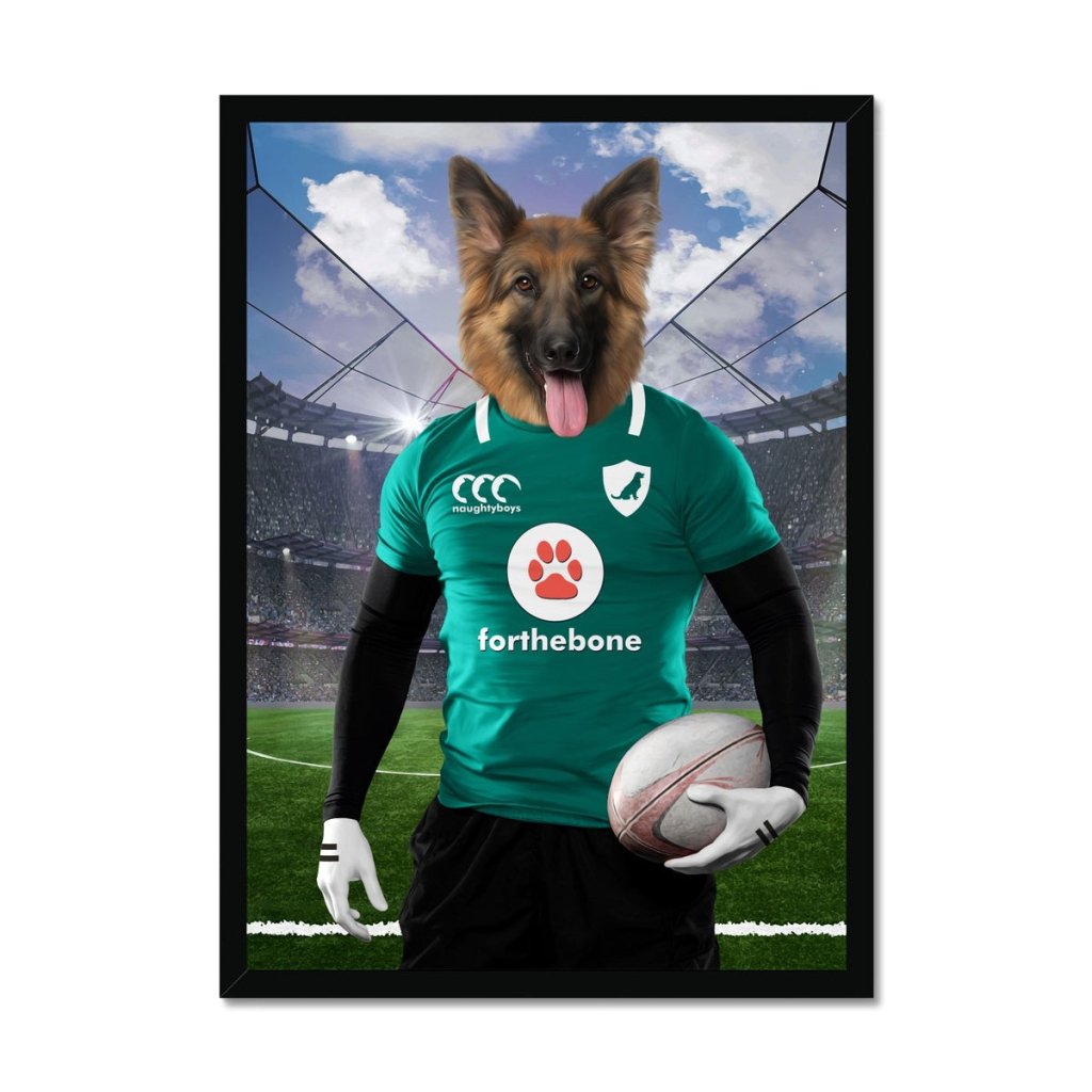 Pet Portraits | Ireland Rugby Team: Custom Pet Portrait | Paw & Glory
