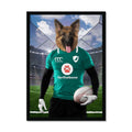 Ireland Rugby Team: Custom Pet Portrait