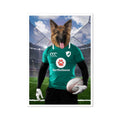Ireland Rugby Team: Custom Pet Poster