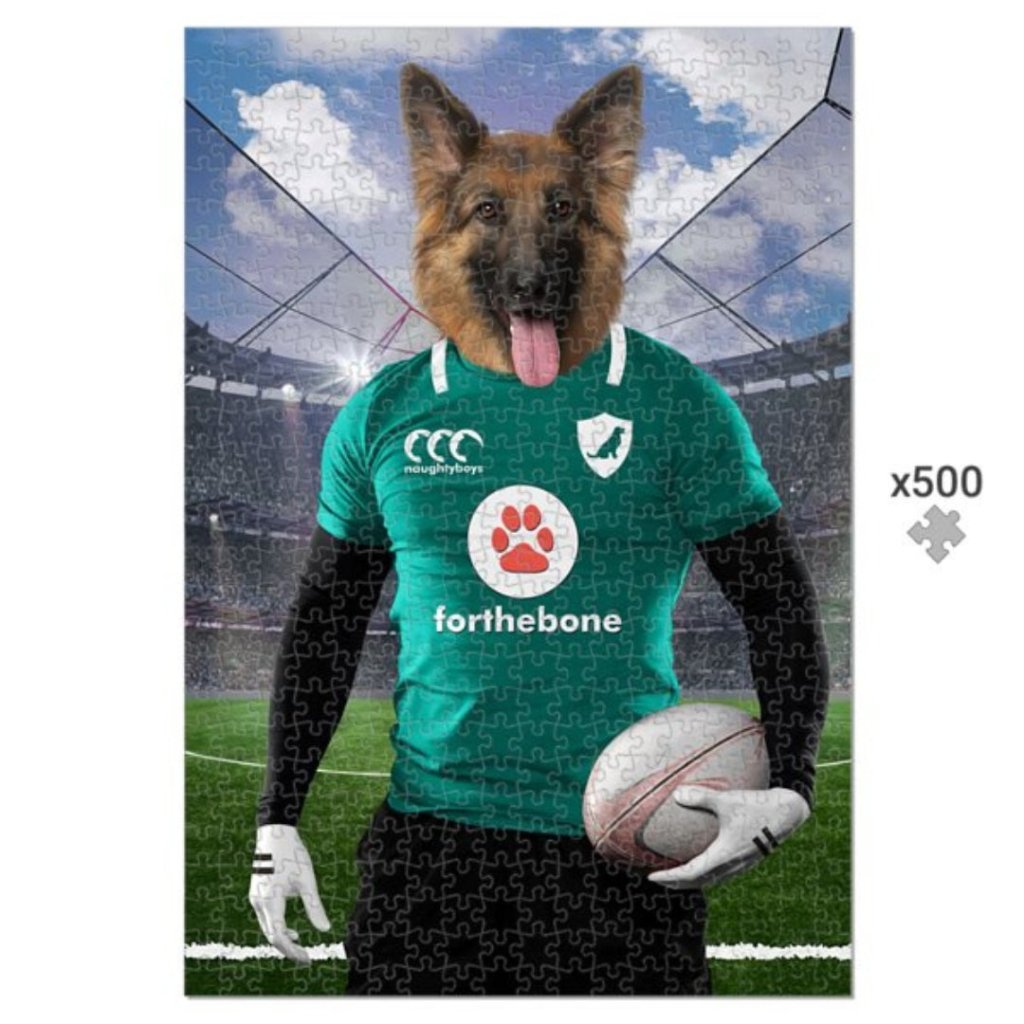 Pet Portraits | Ireland Rugby Team: Custom Pet Puzzle | Paw & Glory