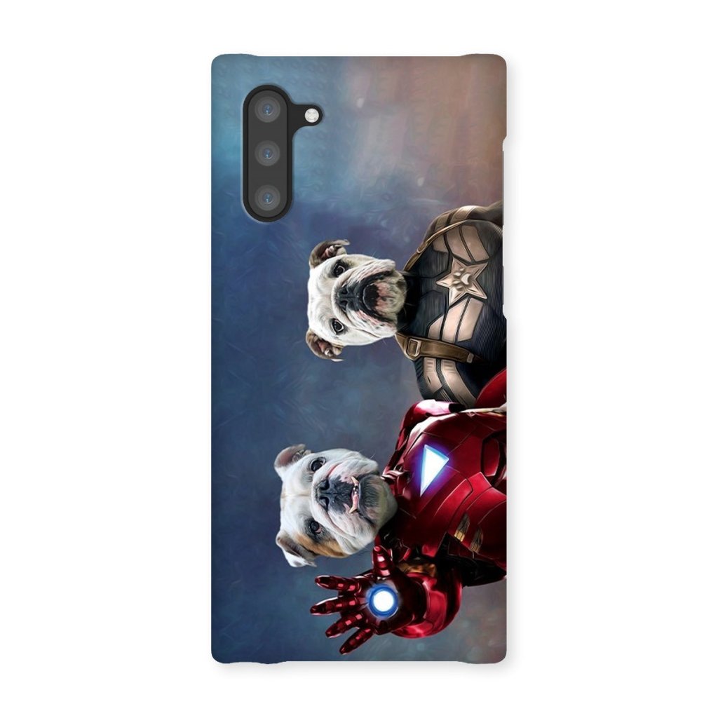 Pet Portraits | Iron Paw & Captain Pawmerica: Custom Pet Phone Case | Paw & Glory