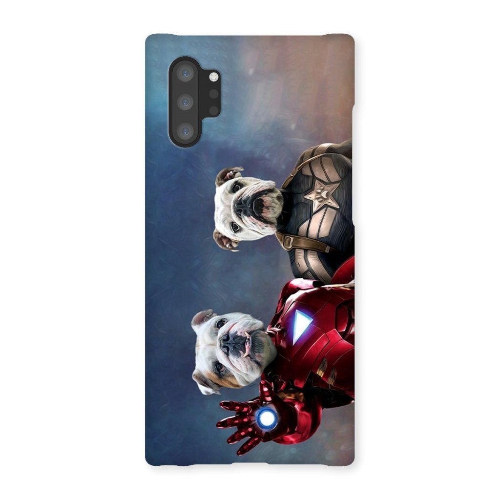 Pet Portraits | Iron Paw & Captain Pawmerica: Custom Pet Phone Case | Paw & Glory