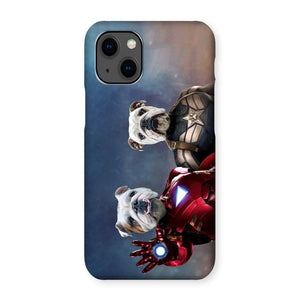 Iron Paw & Captain Pawmerica: Custom Pet Phone Case - Paw & Glory - Dog Portraits - Pet Portraits