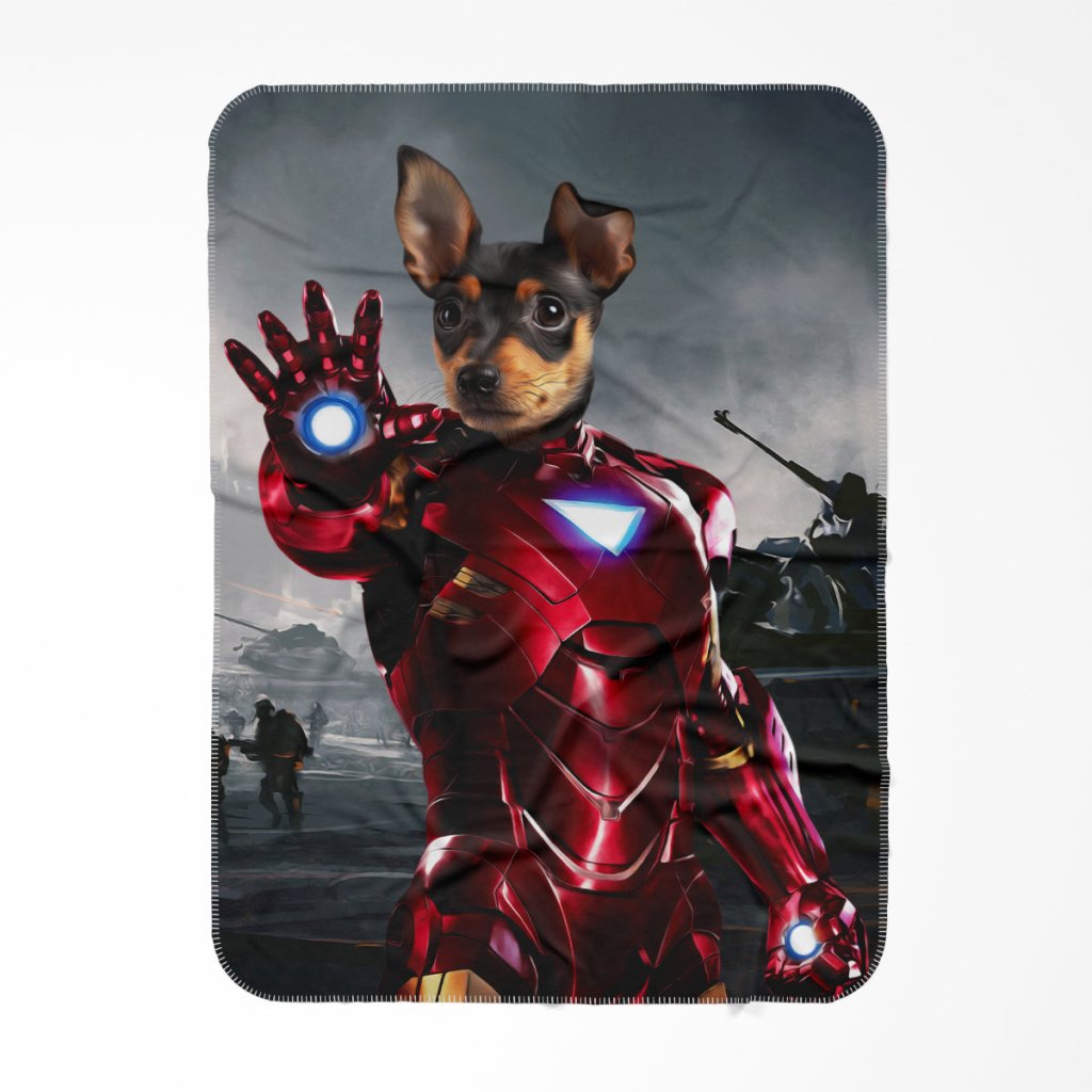 Pet Portraits | Iron Paw: Custom Pet Blanket | Paw & Glory