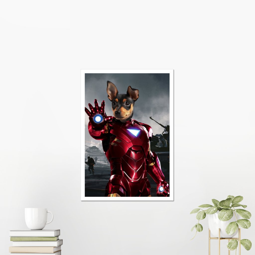 Pet Portraits | Iron Paw: Custom Pet Poster | Paw & Glory